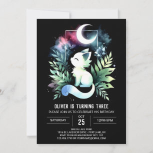 Convite Parto de Gato de Pastel Kids