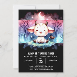 Convite Parto de Vaca Personalizada Whimsso