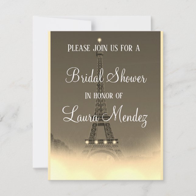 Convite party in paris (Frente)