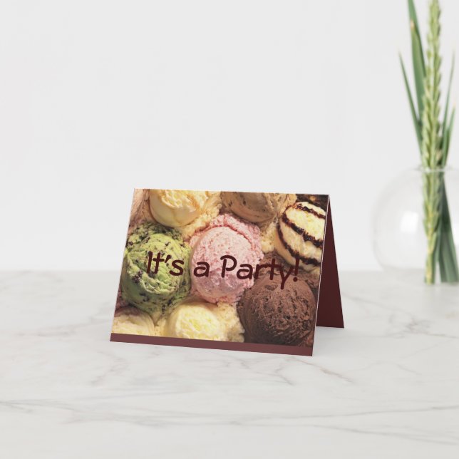 Convite Party Invitation Card (Frente)