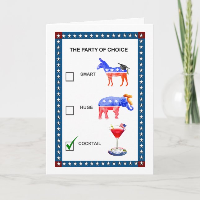 Convite Party On Election Party Invitation (Frente)