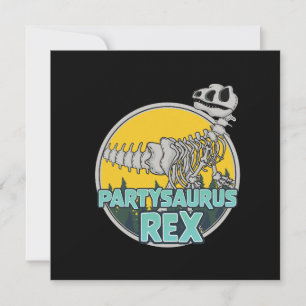 Convite Partysaurus Rex