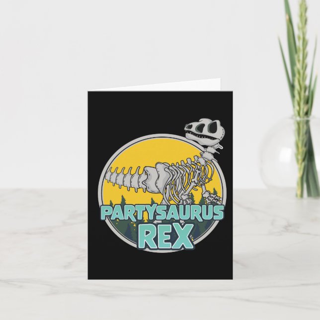 Convite Partysaurus Rex (Frente)