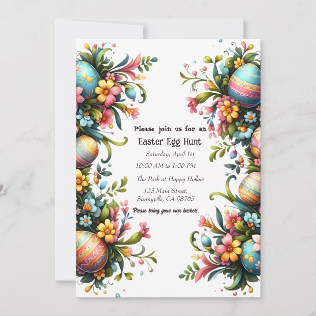 Convite Páscoa (Frente)