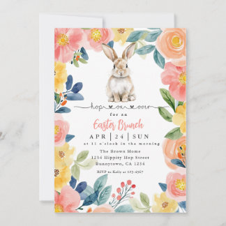 Convite Páscoa Brunch e Caça de Ovo