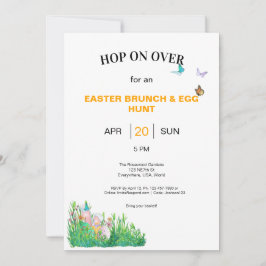 Convite Páscoa Brunch & Ovo Hunt