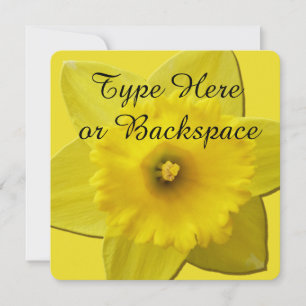 Convite Páscoa Daffodil Invitations Páscoa Cards Persona