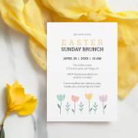 Páscoa Domingo Brunch Amarelo Fita Botânica