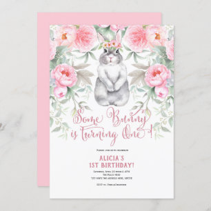 Convite Páscoa, Primavera, Garota 1 rua Convidam, Um Coelh