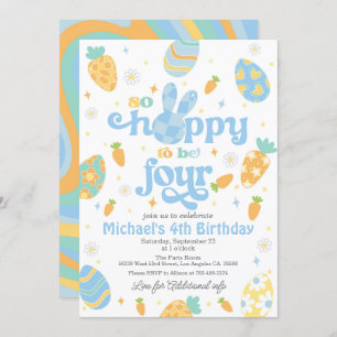 Convite Páscoa Tão Esperançosa de ser Quatro Rapazes Anive