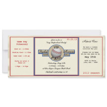 Passagem de campo de aniversário de beisebol