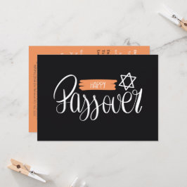 Convite Passagem feliz | Seder Pesach Clássico Sólido Pret