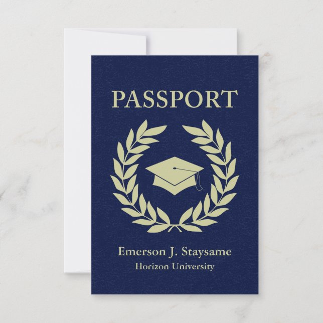 Convite passaporte de licenciatura (Frente)