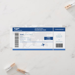 Convite Passaporte engraçado, passagem de embarque bilhete