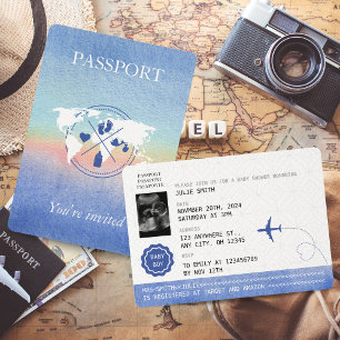 Convite Passaporte Sexo Viagem Neutro Arco-Íris