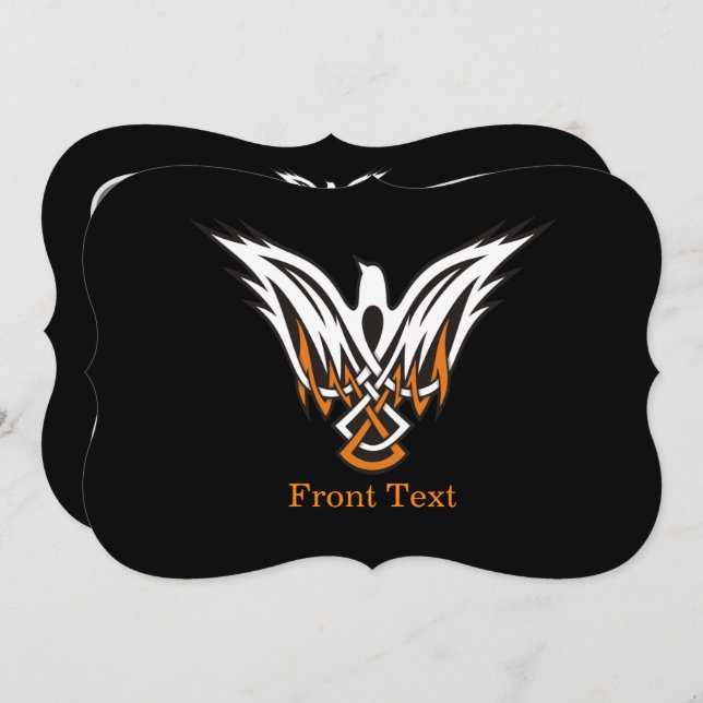 Convite Pássaro Celta (Frente/Verso)