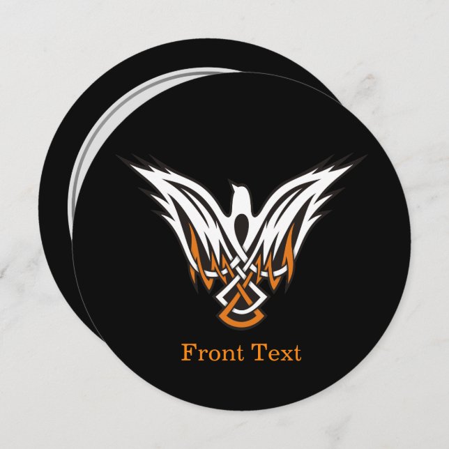 Convite Pássaro Celta (Frente/Verso)