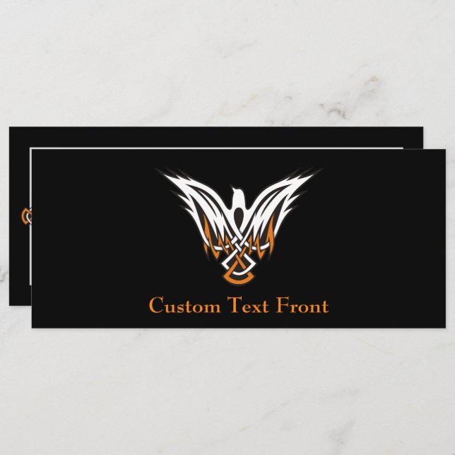 Convite Pássaro Celta (Frente/Verso)