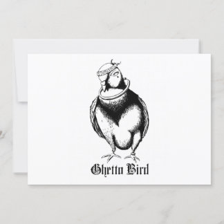 Convite Pássaro do gueto