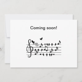 Convite pássaros do amor, esperando personalizáveis