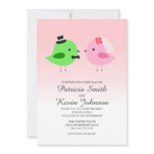 Pássaros do amor que Wedding