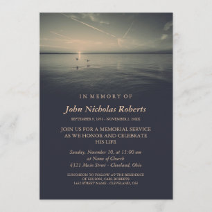 Convite Pássaros pela cerimonia comemorativa do carvão