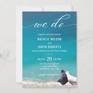 Convite Pássaros Que Fazemos Typografia Casamento De Praia