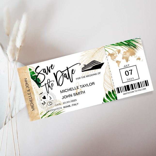 Convite Passe de Embarque Mapa Mundial Cruzeiro Salve a Da (Criador carregado)