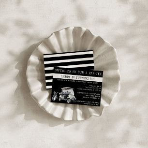 Convite Passeando por um Par-Tee de Aniversário, Golf Them