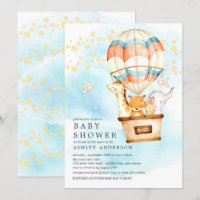 Passeio de Balão de Ar Quente com Animais Bebês Ch