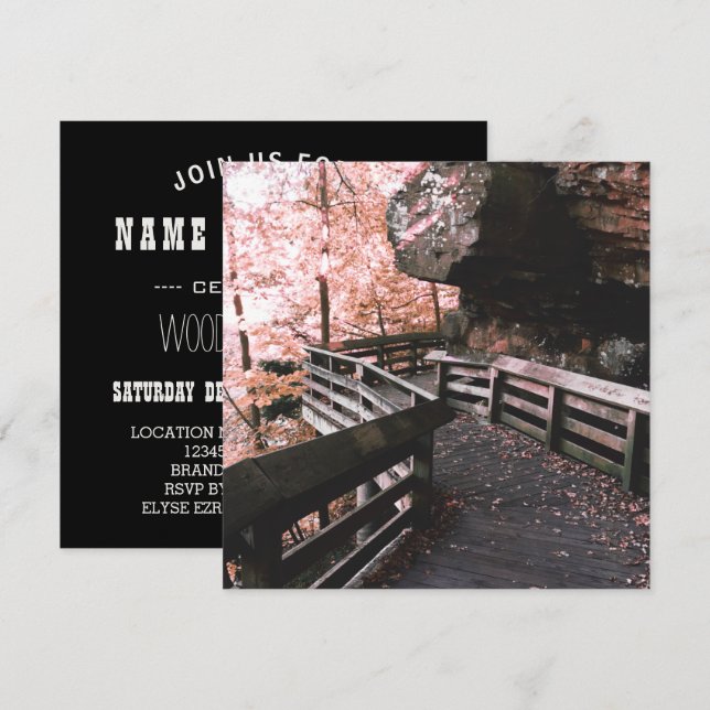 Convite passeio de brandura (Frente/Verso)