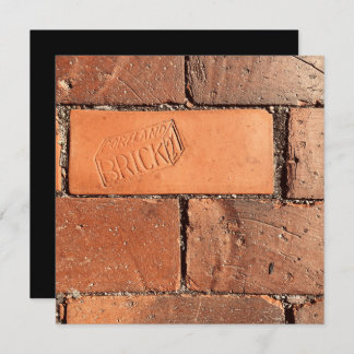 Convite passeio de tijolo