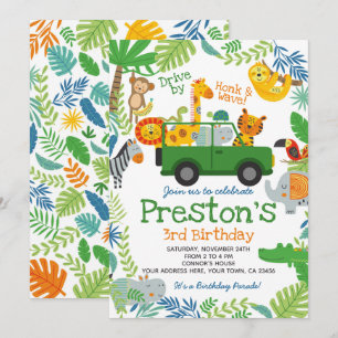 Convite Passeio pela Selva