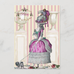 Convite Passo da manhã ao largo dos Champs-Élysées