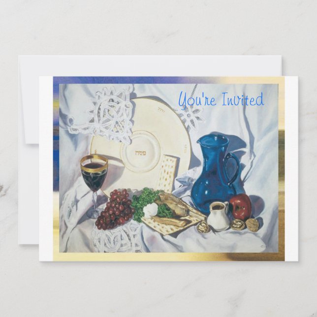 Convite Passover Seder (Frente)