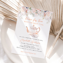 Convite Pastel Blooms Chá de panela Tea Party