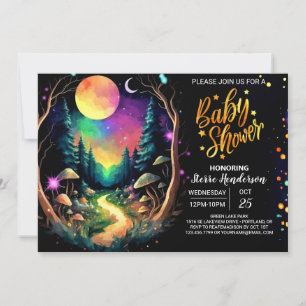 Convite Pastel Boho Adventure Aguarda Chá de fraldas