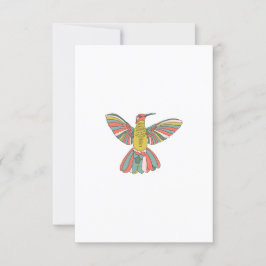 Convite Pastel Hummingbird