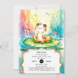 Convite Pastel Joyful Sapo Birthday