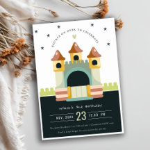 Pastel Jumping Castle Jump & Play Aniversário de c