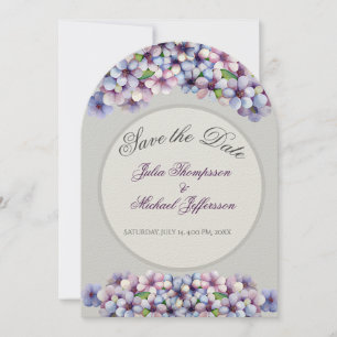 Convite Pastel Lilac Romântico e Poético