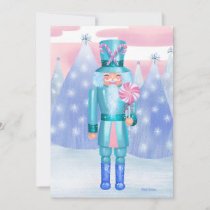Convite Pastel Nutcracker Candy King DIY Vazio