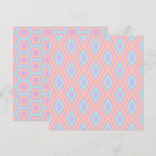 Convite Pastel Rainbow Diamantes e Honeycomb