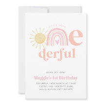 Pastel Rainbow Pequena Senhorita ONE primeiro aniv