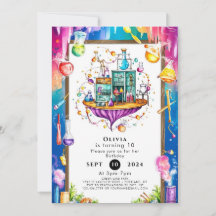 Pastel Watercolor Lab Scientist Aniversário