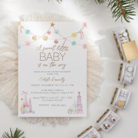 Pastel Winter Wonderland Sweet Little Chá de frald
