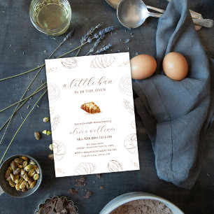 Convite Pastelaria De Banho No Chá de fraldas Forno