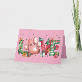 Convite Pata de Natal Feliz de Férias com Amor