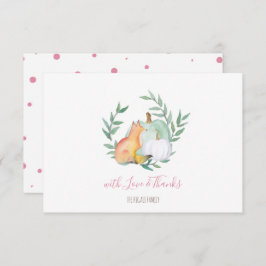 Convite Pata Pumpkin Rosa