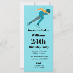 Convite Patinação de velocidade